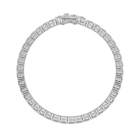 Tennis Bracelet with Round Lab Grown Diamonds 10cts Total Weight