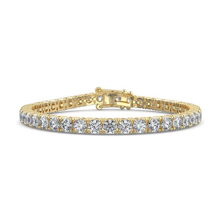 Tennis Bracelet with Round Lab Grown Diamonds 10cts Total Weight