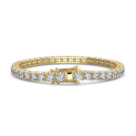 Tennis Bracelet with Round Lab Grown Diamonds 10cts Total Weight