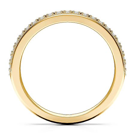 Rene Wedding Ring with Natural Diamonds 0.2ct Total Weight