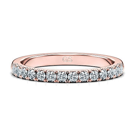 Tulip Natural Diamond Wedding Ring 0.34cts Total Weight