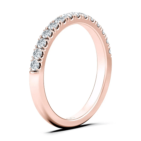 Tulip Natural Diamond Wedding Ring 0.34cts Total Weight
