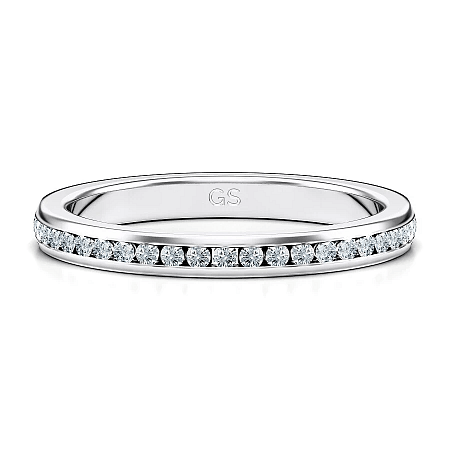 Tulip Natural Diamond Wedding Ring 0.21cts Total Weight