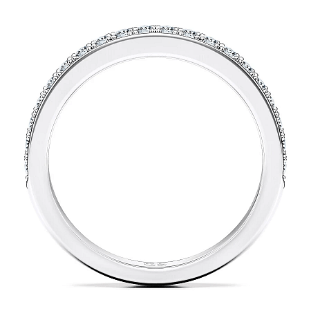 Alta Wedding Ring with Natural Diamonds 0.24ct Total Weight