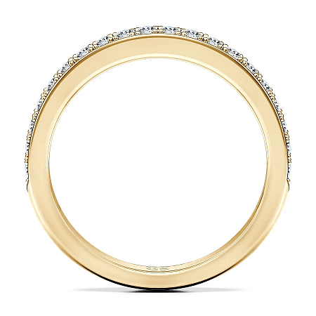 Alta Wedding Ring with Natural Diamonds 0.24ct Total Weight