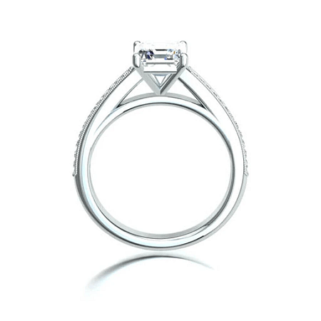 Cathedral Channel set Milgrain