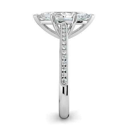Cathedral Channel set Milgrain