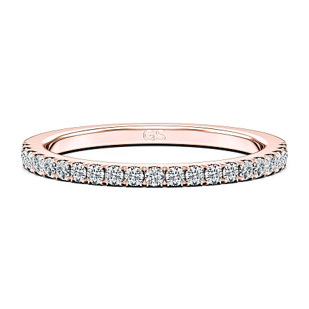 Cara Fine Wedding Ring with Natural Diamonds 0.19ct Total Weight