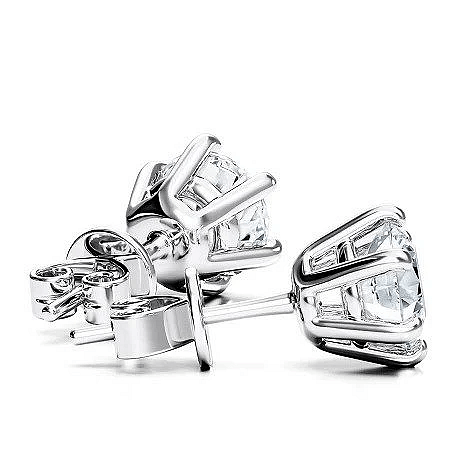 Earrings with 2 Lab Grown IGI Diamonds 2.15ct Total Weight