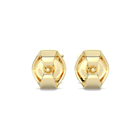 Earrings with 2 Lab Grown IGI Diamonds 2.14ct Total Weight