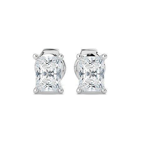 Earrings with 2 Lab Grown IGI Diamonds 1.46ct Total Weight