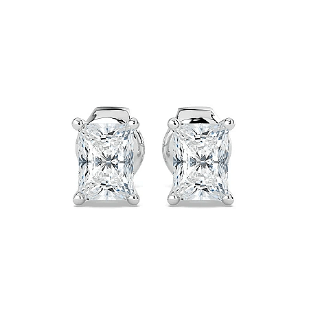 Earrings with 2 Lab Grown IGI Diamonds 1.48ct Total Weight