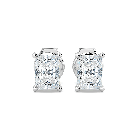 Earrings with 2 Lab Grown IGI Diamonds 2.16ct Total Weight