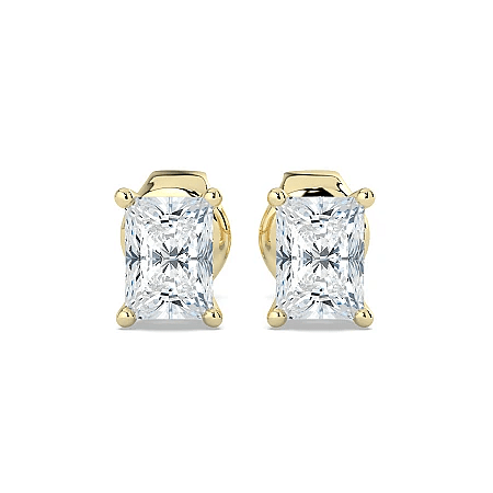 Earrings with 2 Lab Grown IGI Diamonds 1.42ct Total Weight