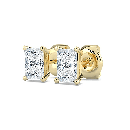 Earrings with 2 Lab Grown IGI Diamonds 1.42ct Total Weight