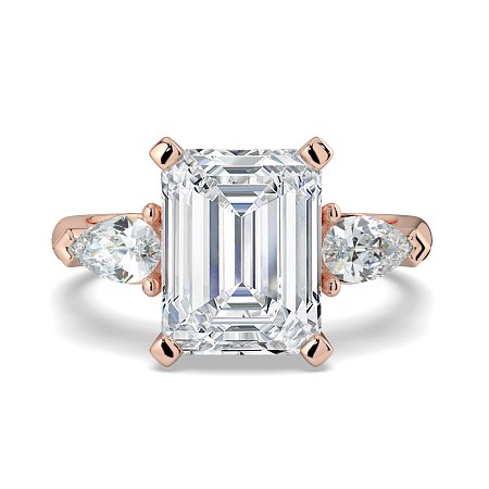 Calista 3 Stones Pear