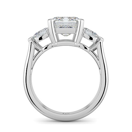 Calista 3 Stones Pear