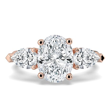 Dalia 3 Stones Pear