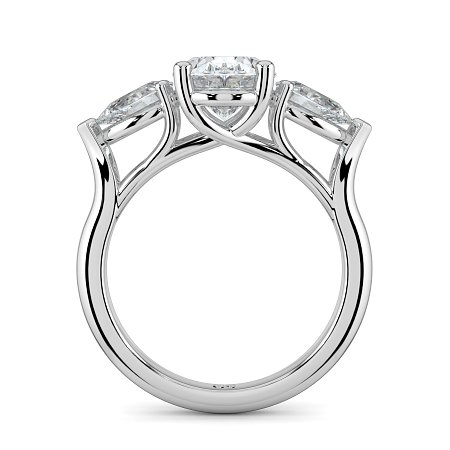 Dalia 3 Stones Pear