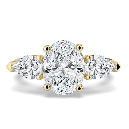Dalia 3 Stones Pear