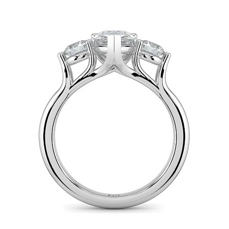 Dalia 3 Stones Round