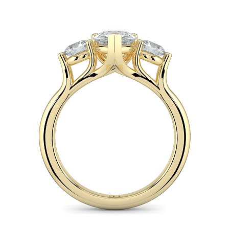 Dalia 3 Stones Round