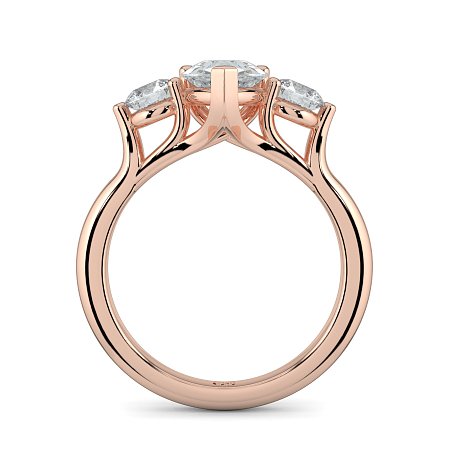Dalia 3 Stones Round