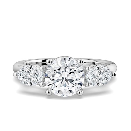 Dalia 3 Stones Oval