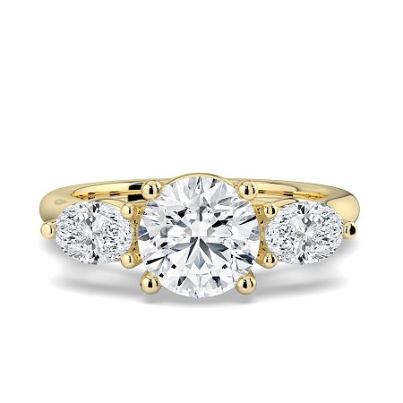 Dalia 3 Stones Oval