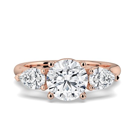 Dalia 3 Stones Pear