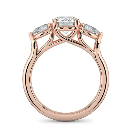 Dalia 3 Stones Pear