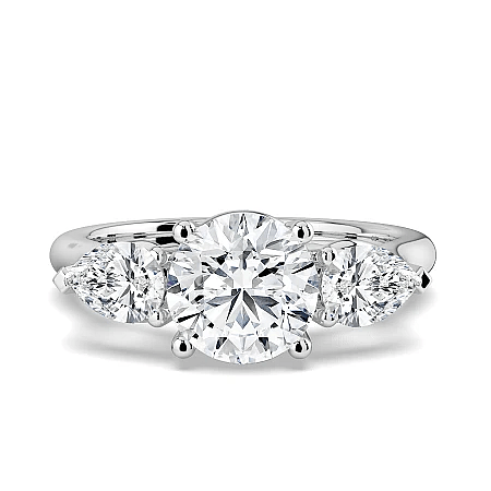 Dalia 1ct Pear IGI LG 3 Stones