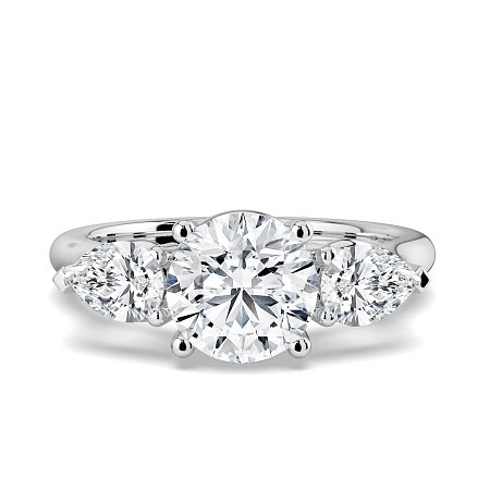 Dalia 3 Stones Pear