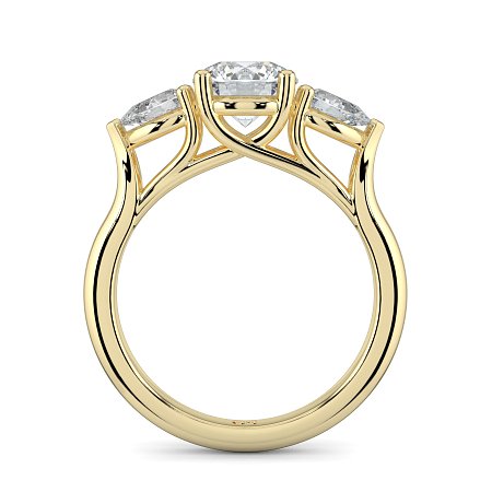 Dalia 3 Stones Pear