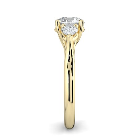 Dalia 3 Stones Pear