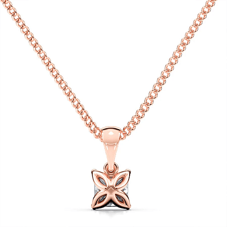 Tulip Claw Set Pendant