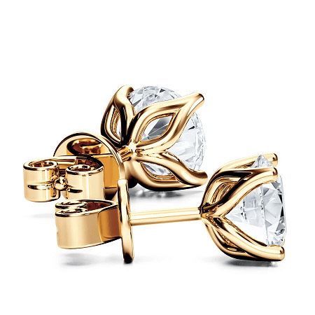 Tulip Claw Set Earrings