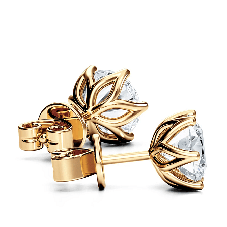 Tulip Claw Set Earrings