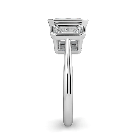 Selena 3 Stones Engagement Ring with 2.57ct IGI LG Diamonds