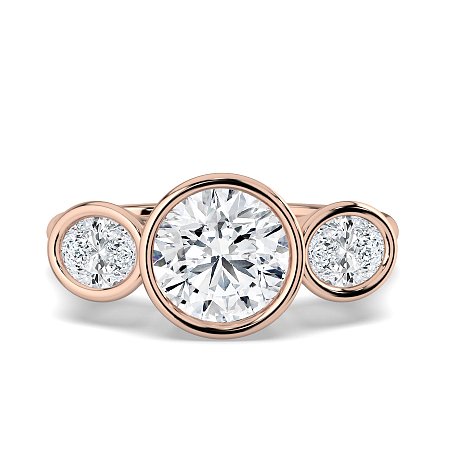 Selena 3 Stones Oval