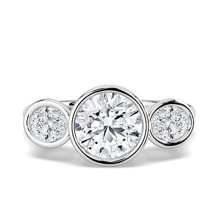 Selena 3 Stones Oval