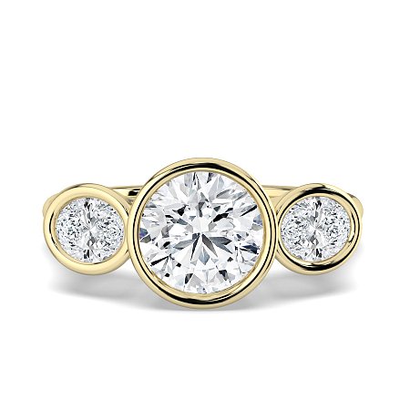Selena 3 Stones Oval