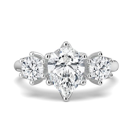 Tulip 3 Stones Round