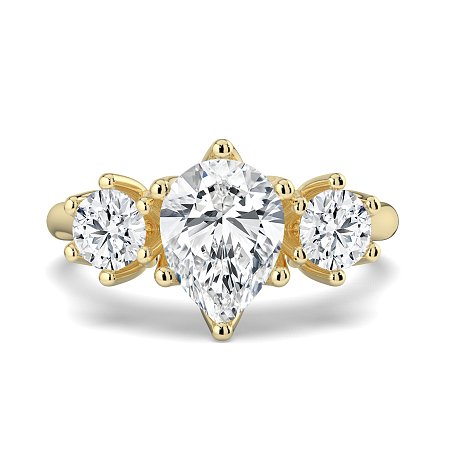 Tulip 3 Stones Round