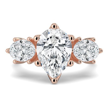 Tulip 3 Stones Oval