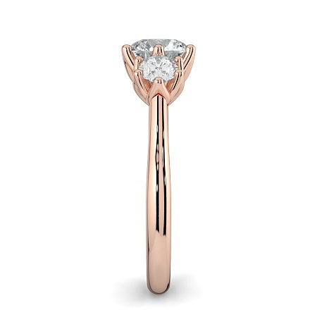 Tulip 3 Stones Oval
