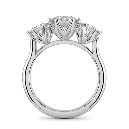 Tulip 3 Stones Oval