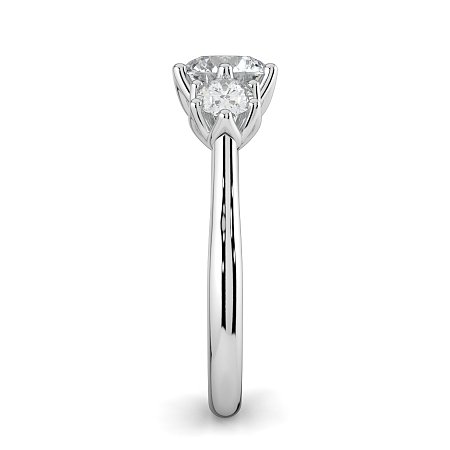 Tulip 3 Stones Oval