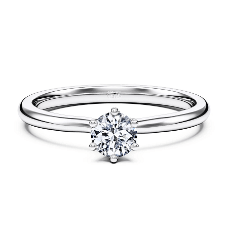 Petite Rene Solitaire Engagement Ring