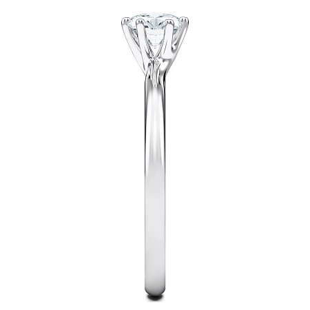 Petite Rene Solitaire Engagement Ring